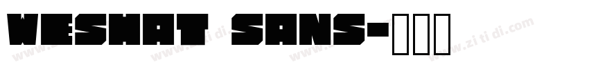 weshat sans字体转换 weshat sans字体转换